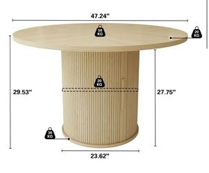 BRAND NEW ROUND DINING TABLE