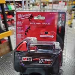 Milwaukee
M18 18-Volt 5.0 Ah Lithium-Ion XC Extended Capacity Battery Pack