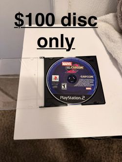 PlayStation 2 game ( marvel vs capcom 2 ) $100 disc only (Tested)