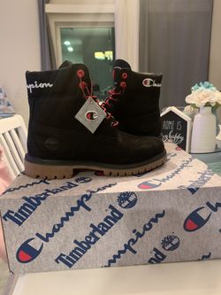 Timberland X Champion Men’s Boots (size 8)