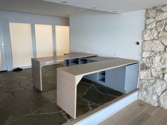 Free - 2 L- Shaped Floating Desks