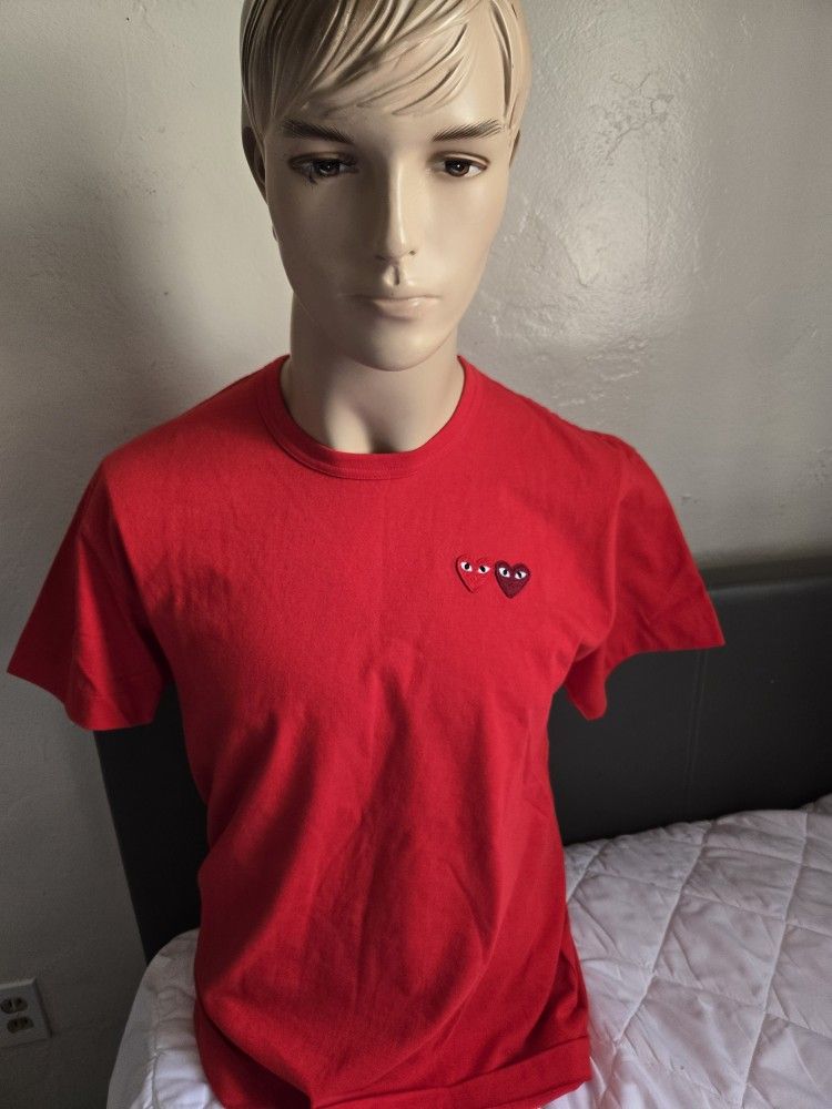 Comme Des Garçons Play Heart Patch T-shirt Size XL