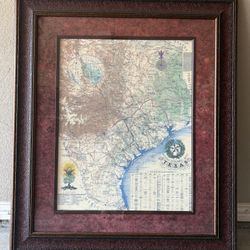 1836 Revolutionary Of Texas Map