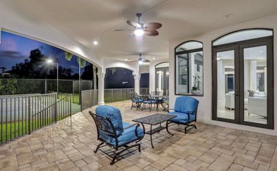 6 metal Chairs and 3 tables