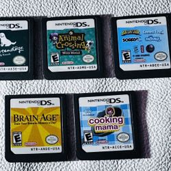 Nintendo DS five game chips