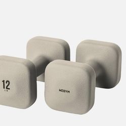 WeGym SafeGrip Dumbbells 12 Lbs pair