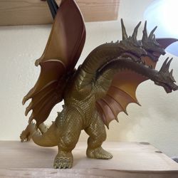 Bandai King Ghidorah 1998 10-inch Vinyl Figure Toy Godzilla Japanese Monster