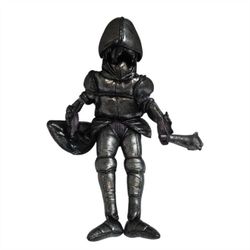 Folkmanis Folktails Knight Hand Puppet Plush 18" Stuffed Animal Medieval Silver