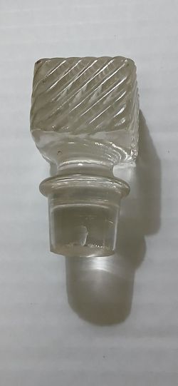 Vintage decanter glass tops