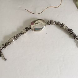 Sterling 925 Barse  Nugget Design 7" Bracelet 48.3 Grams 