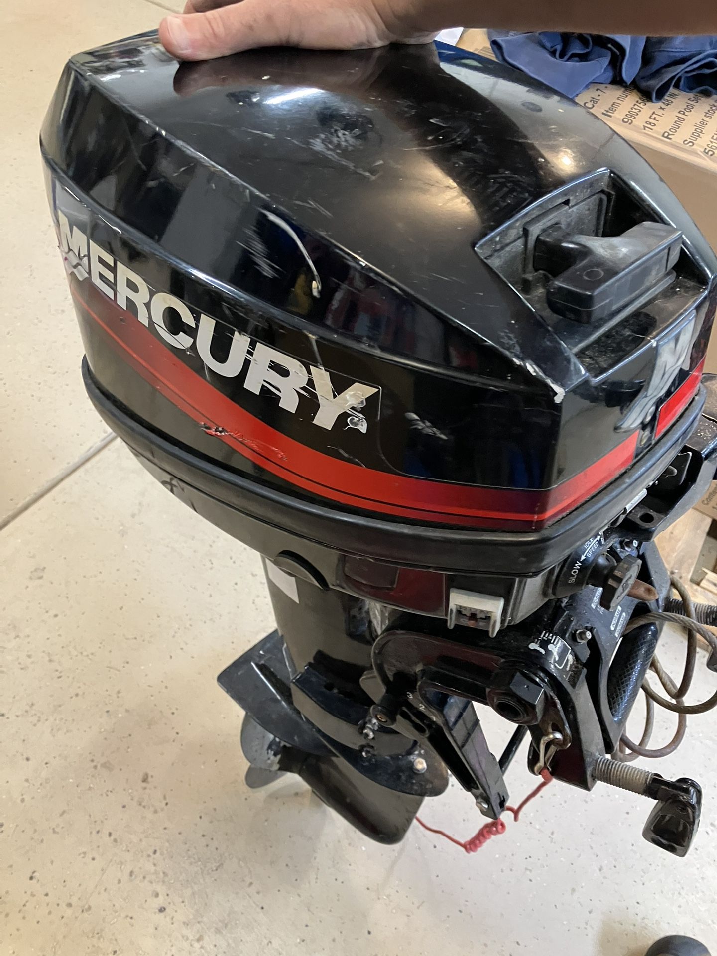 15Hp Mercury Boat Motor 2001