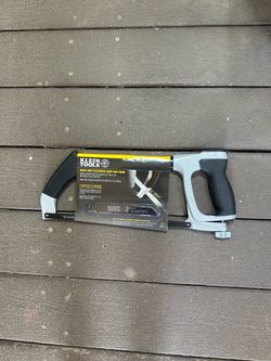 Klein Tools 702-12 Hack Saw, Includes Hand Saw and Reciprocating Blades, Adjustable Tension to 30,000 PSI