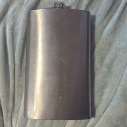 Huge flask- stainless steel 64oz gag gift