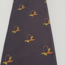 MENS VINTAGE FISHING TIE