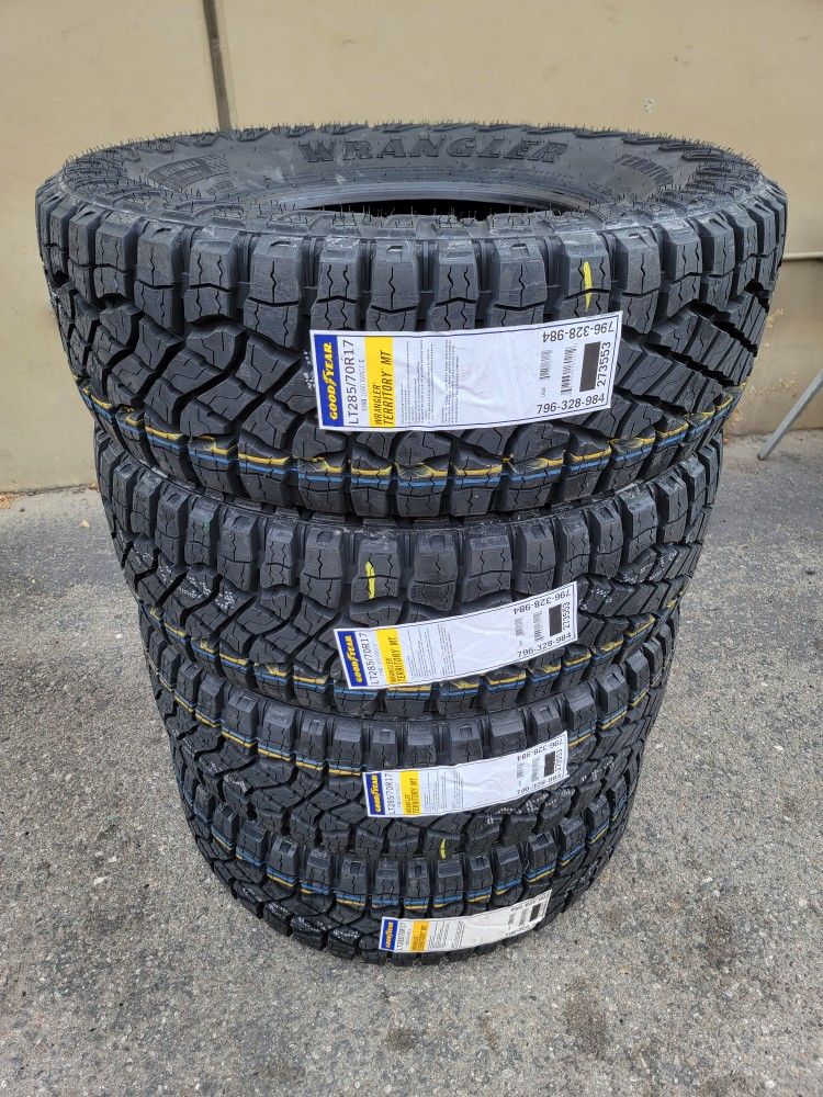 LT 285 70 17 WRANGLER TERRITORY TIRES TUNDRA SEQUOIA TITAN ARMADA SILVERADO SUBURBAN AVALANCHE TAHOE SIERRA F150 RAM 