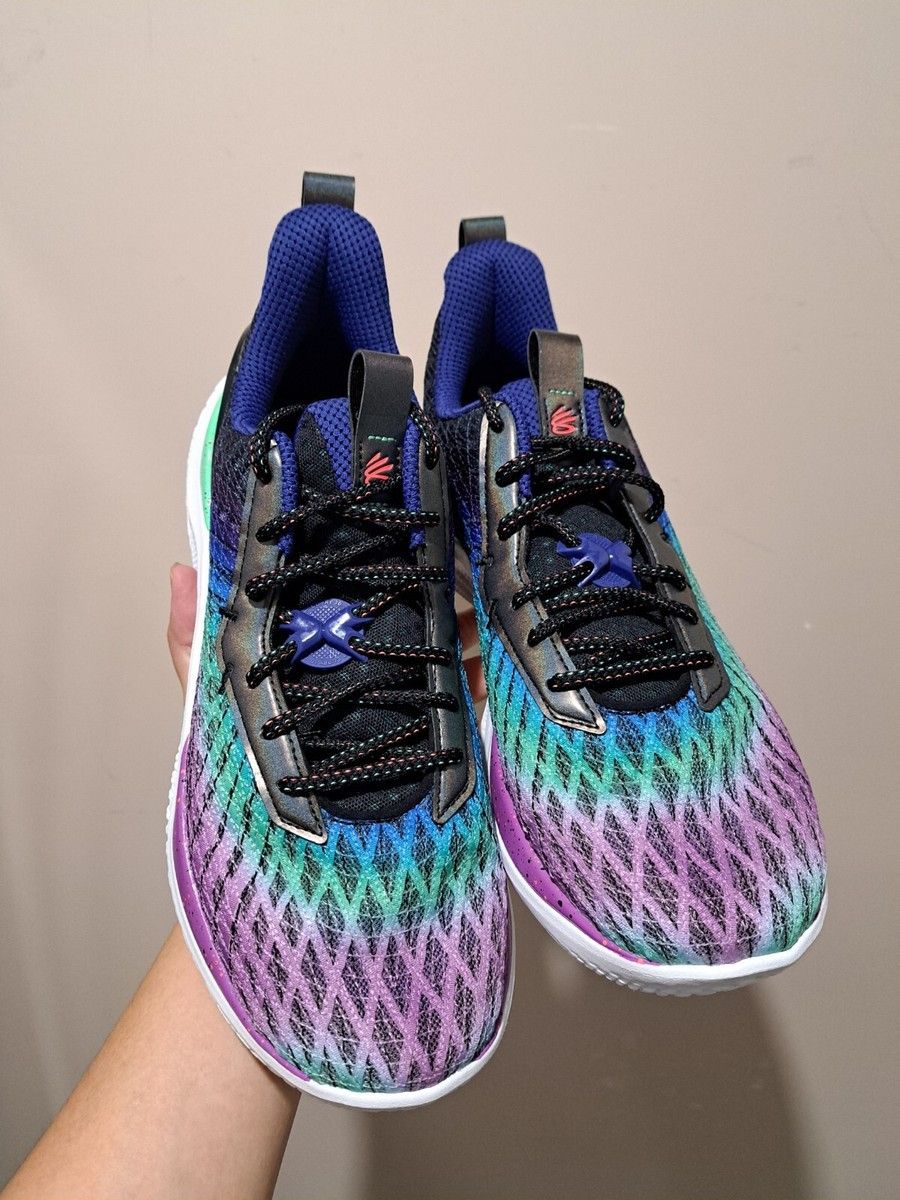 Under Armor Stephen Curry Flow 10 Northern Lights Sz USA M 8 / W 10