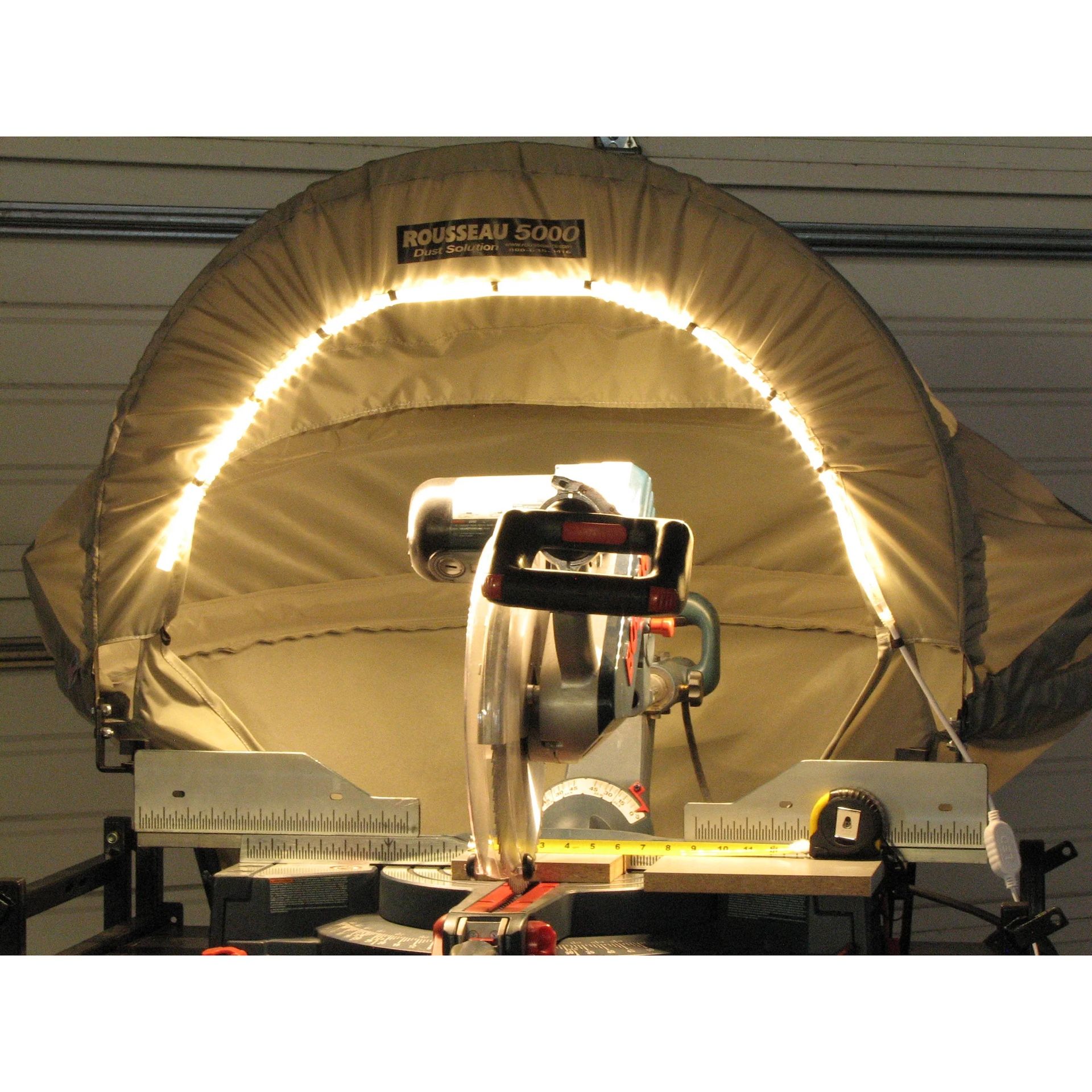 Rousseau lighted 5000-L Dust solution for miter saws