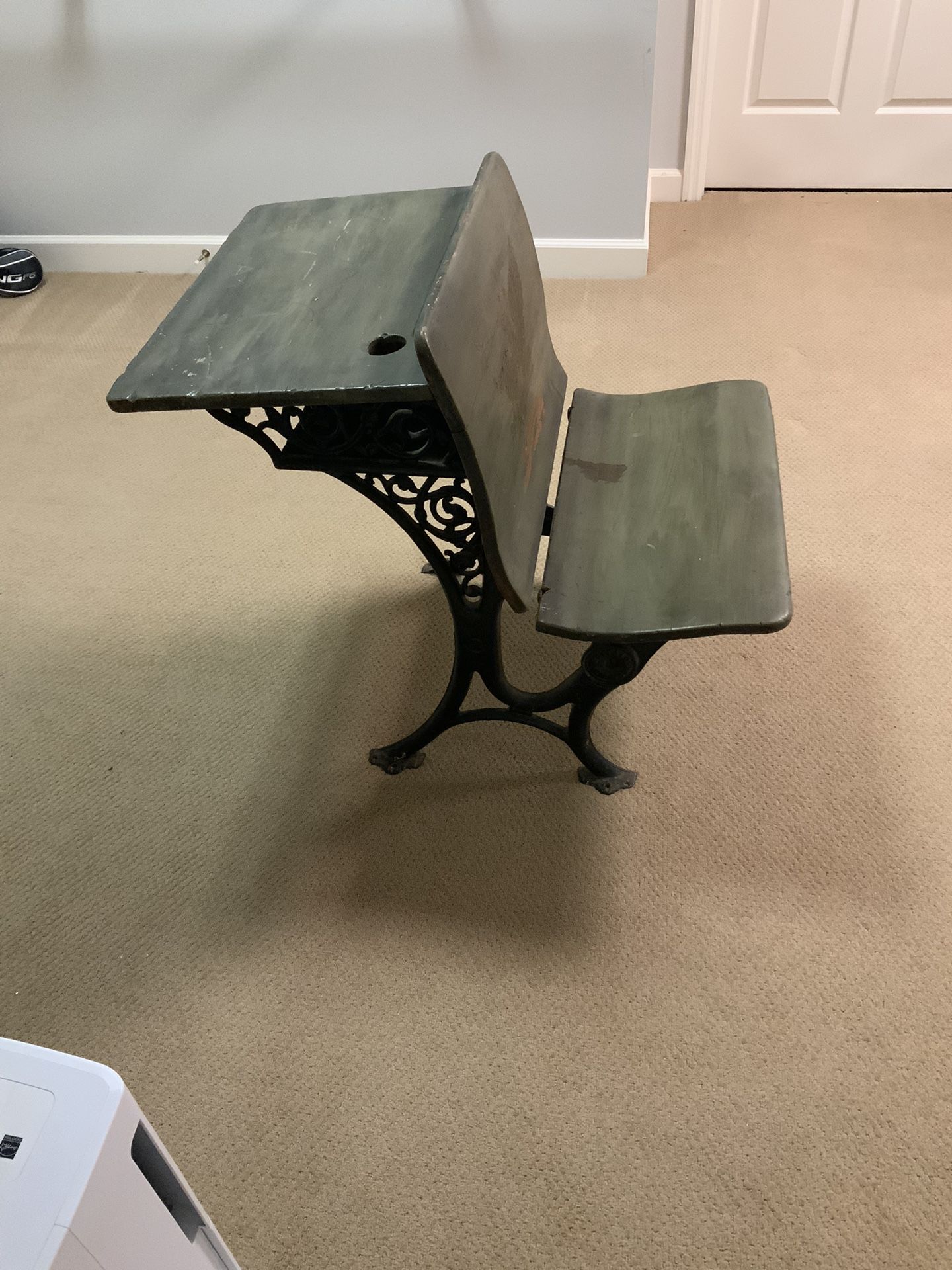 Antique School Desk