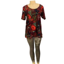 LuLaRoe Sz XXS  Women's Tropical Multi-Color