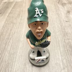 2013 Oakland A's GRANT BALFOUR "Ragin' Garden Gnome" NEW IN BOX SGA GREEN COLLAR