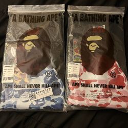 BATHING APE CAMO TEE SHIRTS