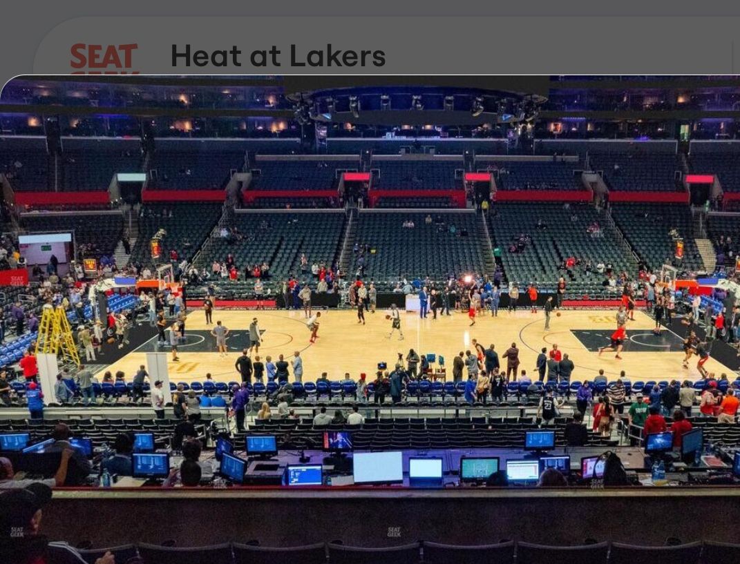 Miami Heat at Los Angeles Lakers