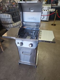 Nexgrill
2 Burner Stainless Steel Propane Gas Grill with Folding Side Shelves