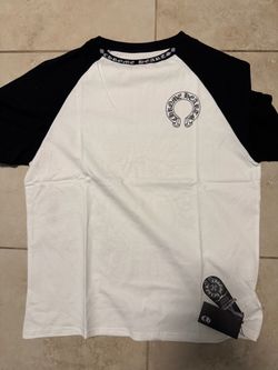 Chrome Hearts Raglan T-Shirt Black White Large size