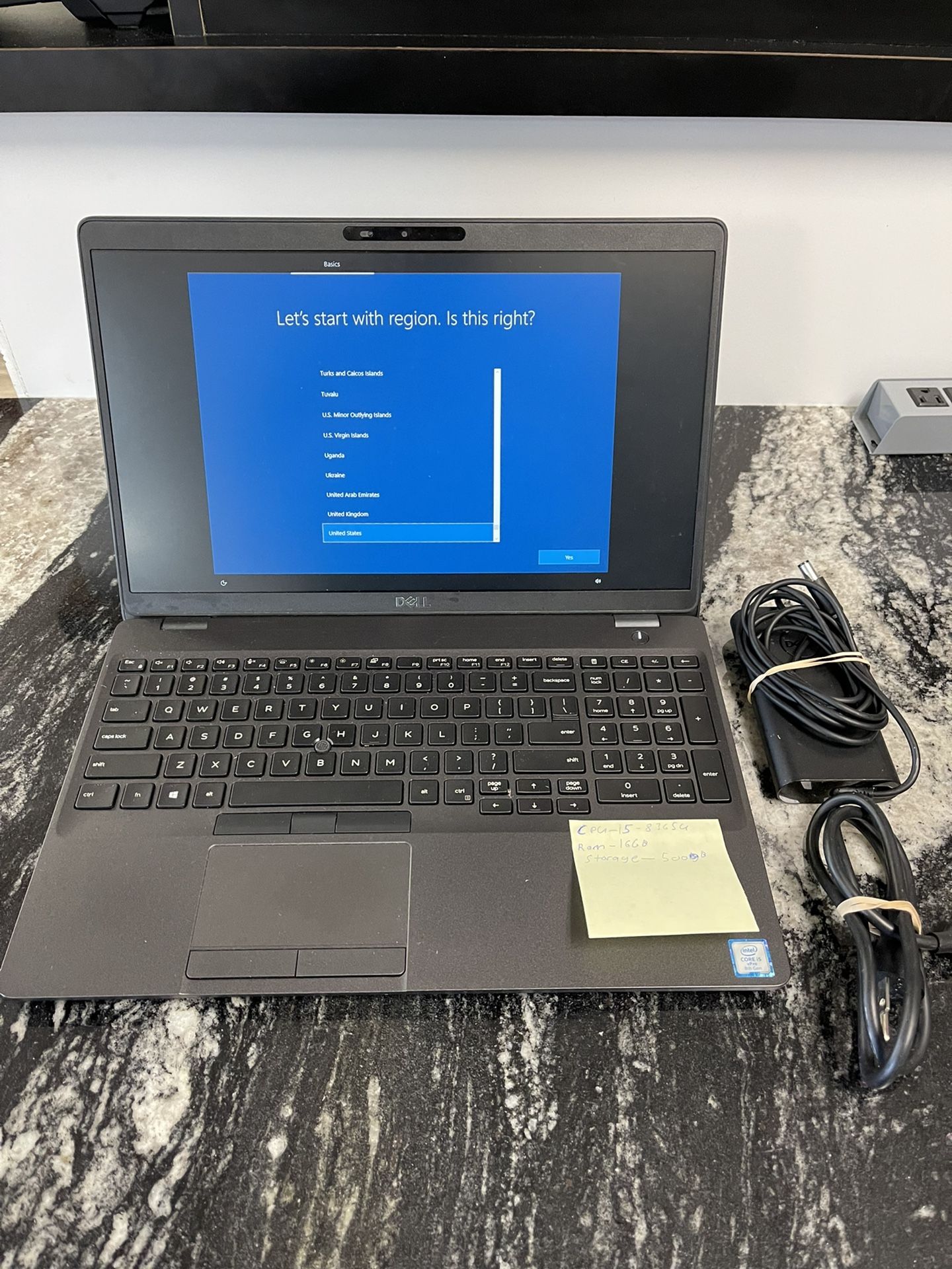 Dell Laptop Latitude 5500