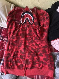Red Bape Full Zip
