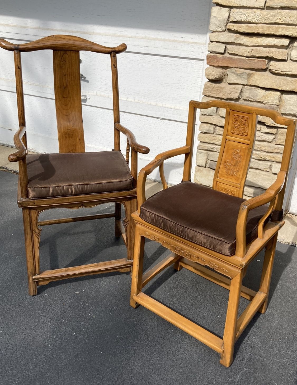 Two rare Ming dynasty chairs