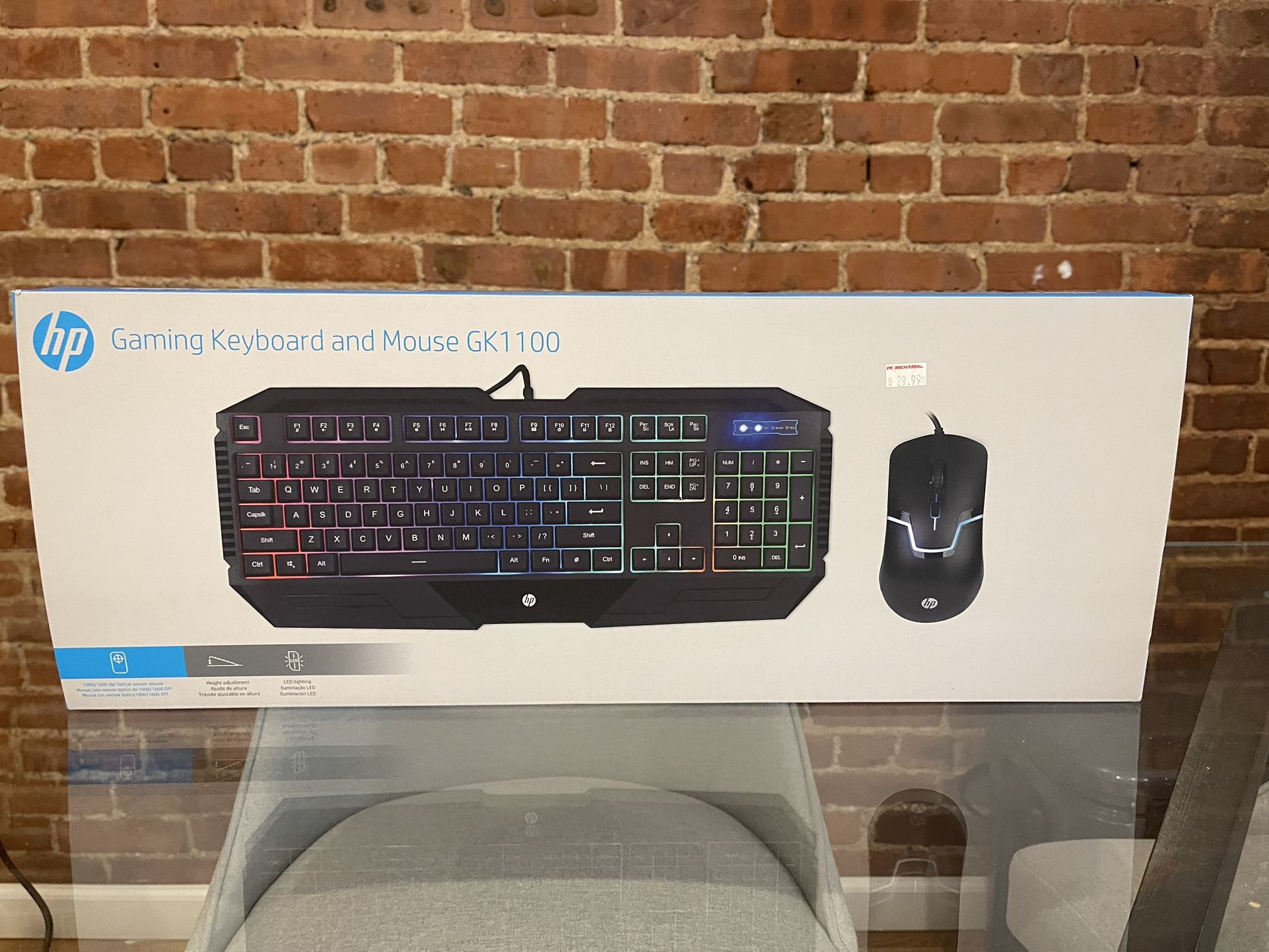 HP Gaming keyboard and Mouse GK1100