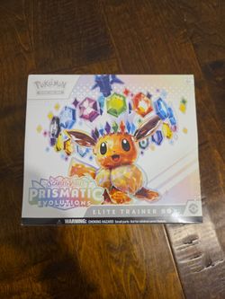 Pokémon Scarlet & Violet Prismatic Evolutions Elite Trainer Box