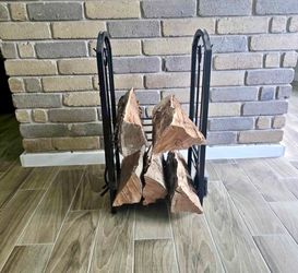 Fireplace Tool Set + Log Holder + Free Firewood