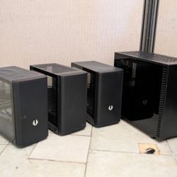 4 Used Computer Cases 