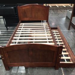 Twintwin Size Cherry Frame With Ortho Matres!!!!