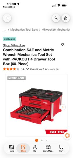 Milwaukee wrench set