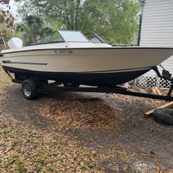 Nice Running Boat With Trailer 