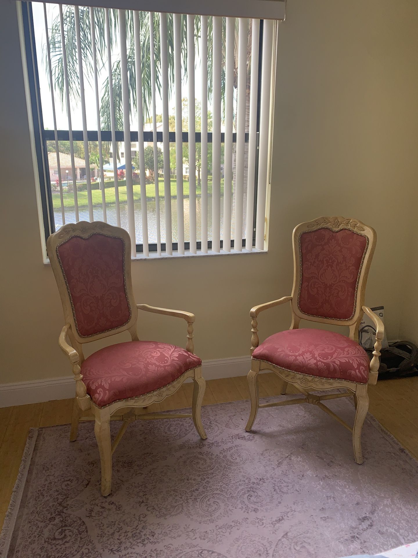 Hickory Real Wood Arm Chairs