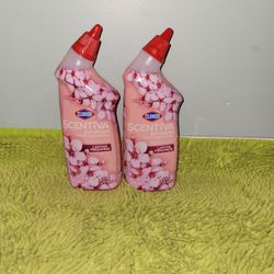 2 Clorox Toilet Cleaning Gel 24oz Cherry Blossom And Peach Scen 