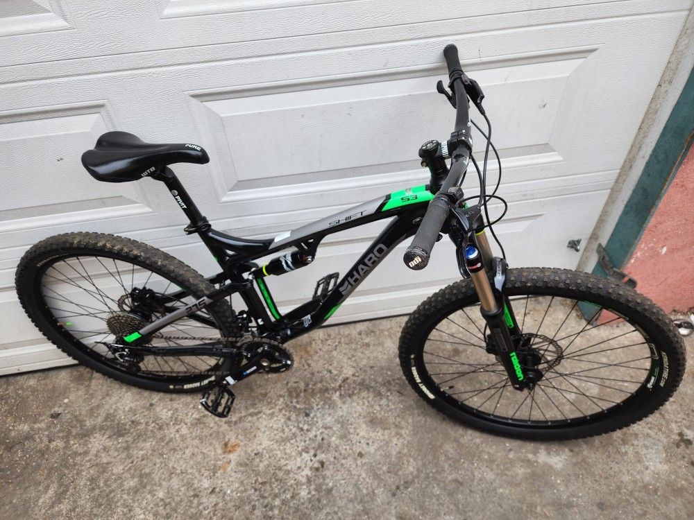 2019 Haro Shift S3 Full Suspension Mountain Bike, 27.5