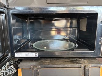 GE Microwave above Oven