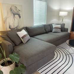 Crate&barrel Sectional 