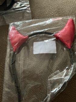 Red Devil Horns Headband