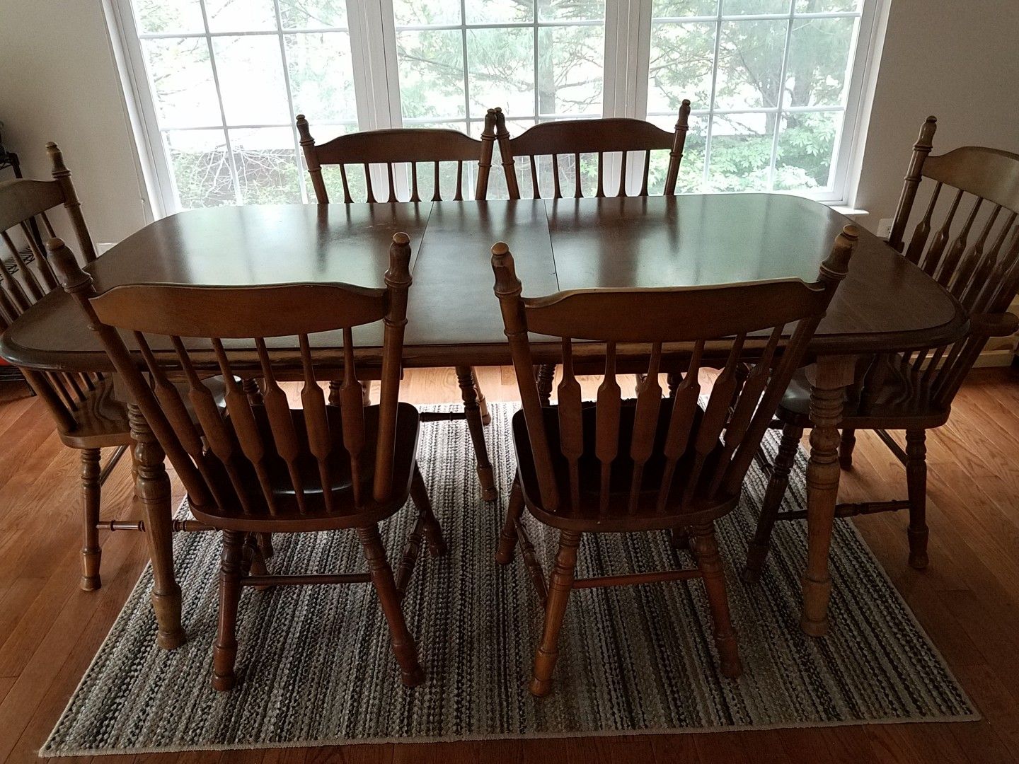 Table and 6 chairs