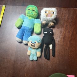 Minecraft Plush Toy Bundle