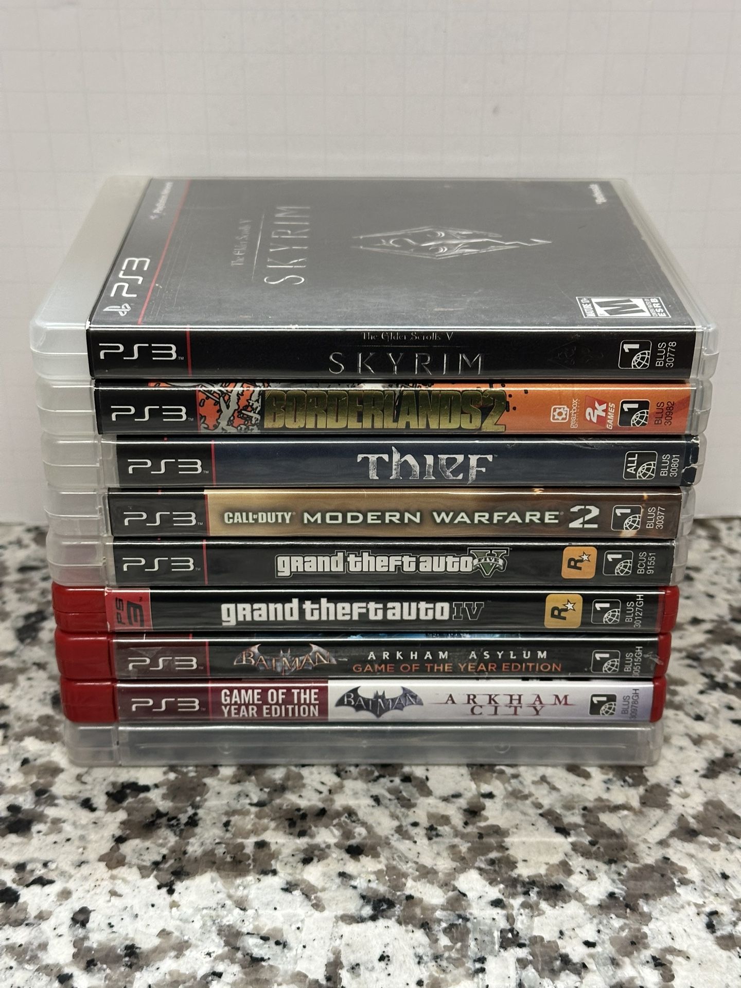 PlayStation PS3 Miscellaneous Lot Of 9 Games (Sports, Shooters and Randoms)