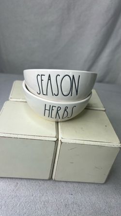 Rae Dunn Farmhouse Herbs and Season Bowls