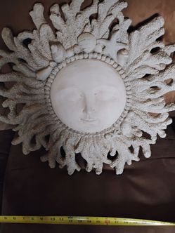 Large Celestial Sun face garden decor