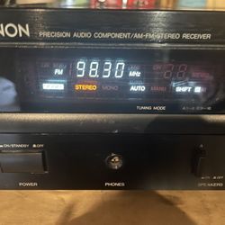 Denon CD Player And am/fm Receiver With Remote 